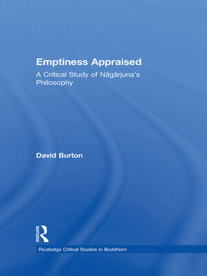 cover image of Emptiness Appraised